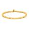 Goldpl silver ball bracelet 