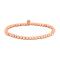 Rosegoldpl silver ball bracelet 