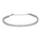 Rhodium-plated silver tennisbracelet with zirconia 