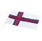 Faroese flag for 40 cm - 10x16 cm
