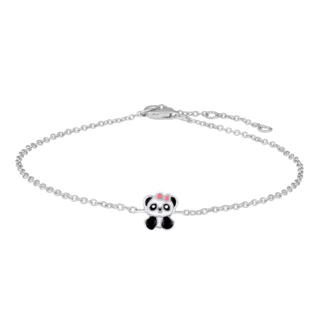 Rhd. Silver bracelet panda 