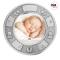 Round photoframe in pewter Ø18cm