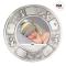 Round photoframe in pewter Ø18cm