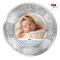 Round photoframe in pewter Ø18cm