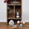 Pewter plated money bank elephant with pink ears