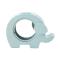Elephant Chromeplated Money Bank - Blue