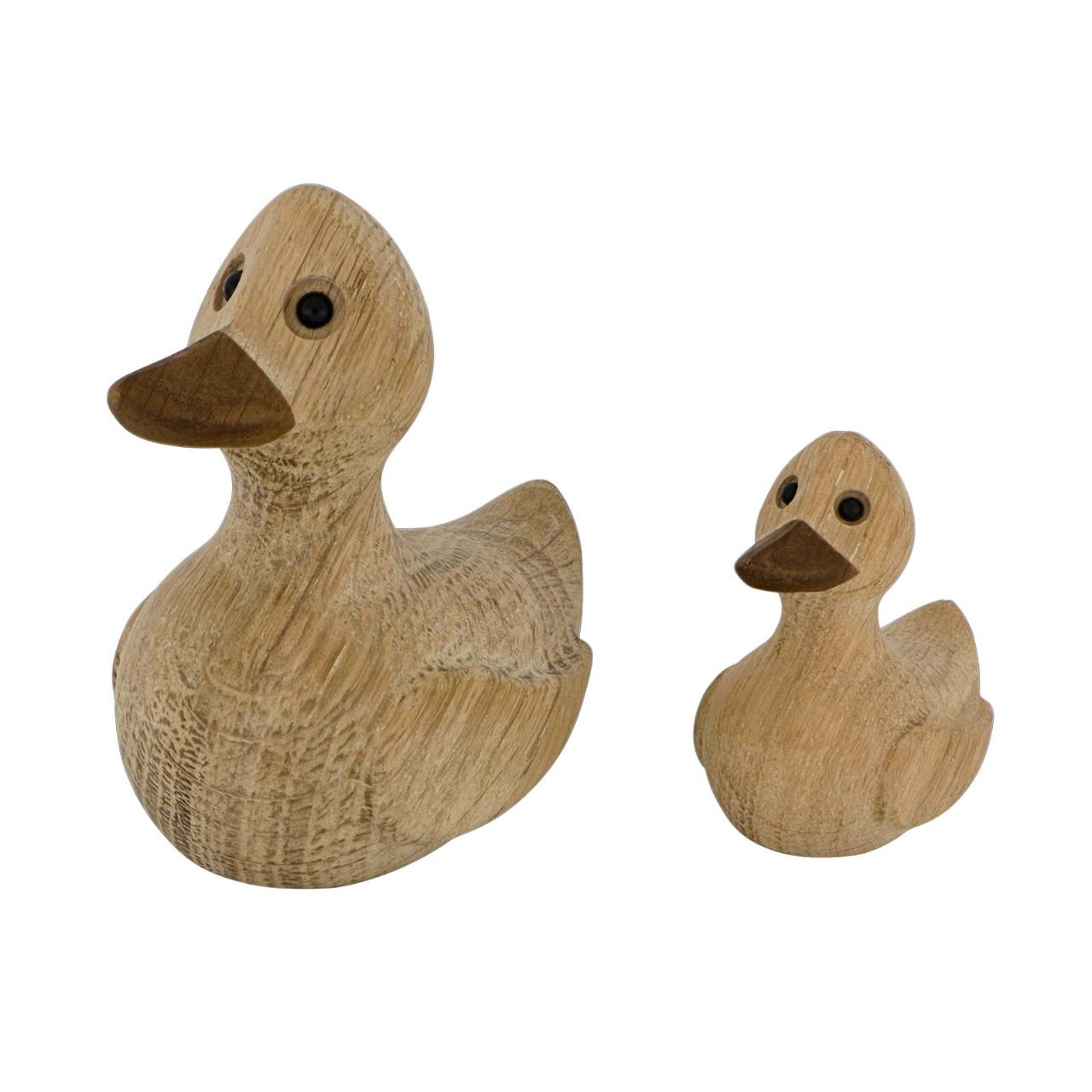 Wooden figure, Duck with duckling