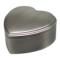 Heart 8x8 Pewter finished Jewel box