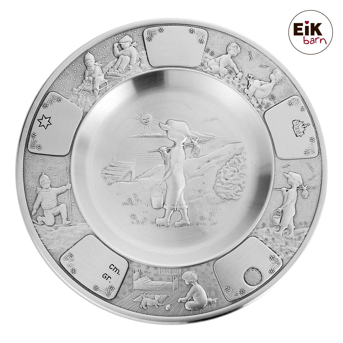 Plate in pewter
