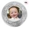 Round photoframe in pewter Ø18cm