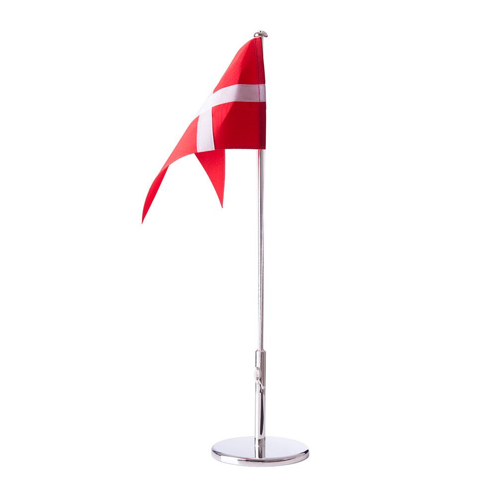 Chromeplated flagpole 30cm
