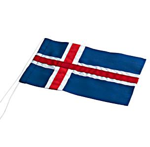 Icelandic flag for 40 cm - 10x16 cm