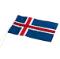 Icelandic flag for 40 cm - 10x16 cm