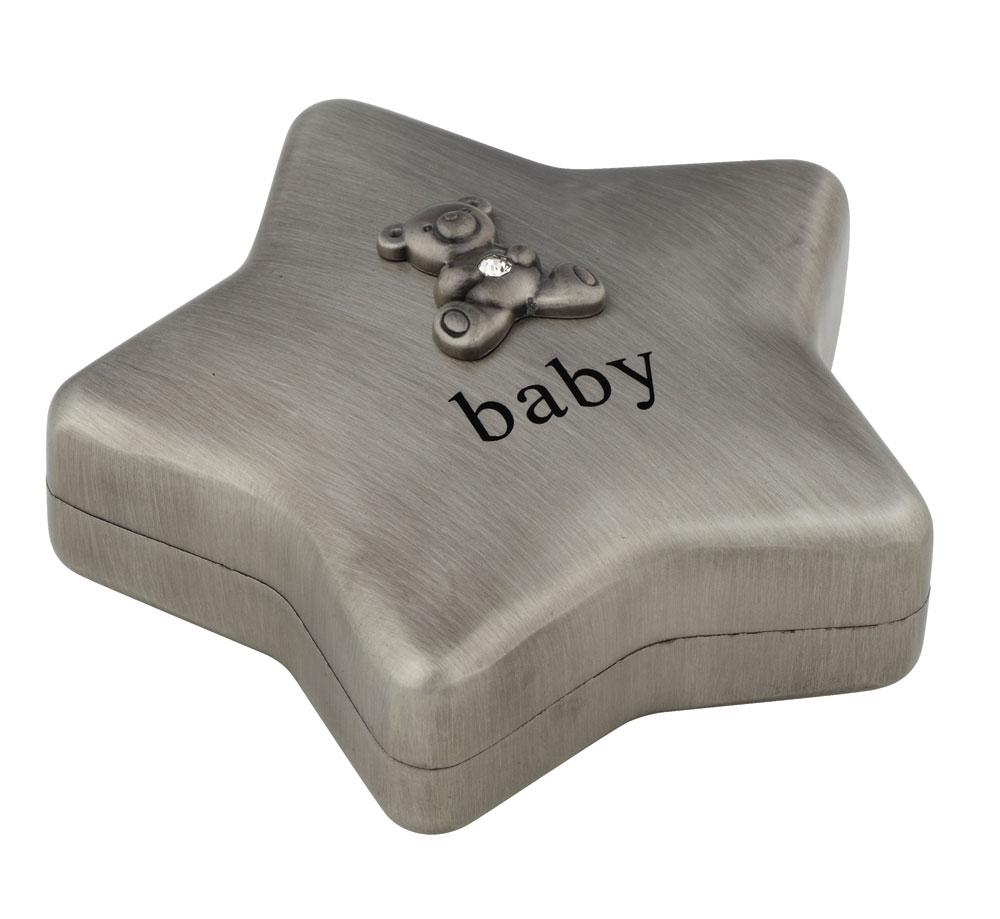 Star - Bambino Pewter plated Money Bank