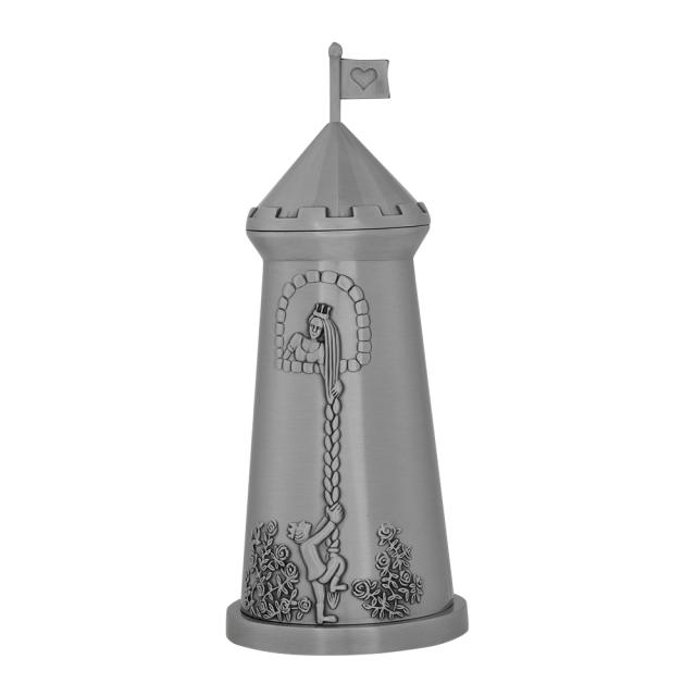Moneybank castle pewter plated