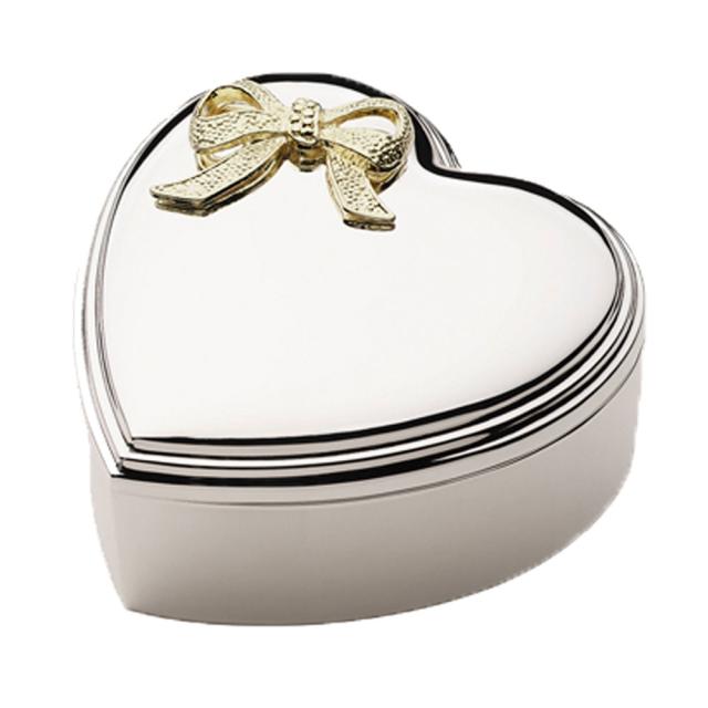 Heart 12x12 with gold-plated rosette chromeplated