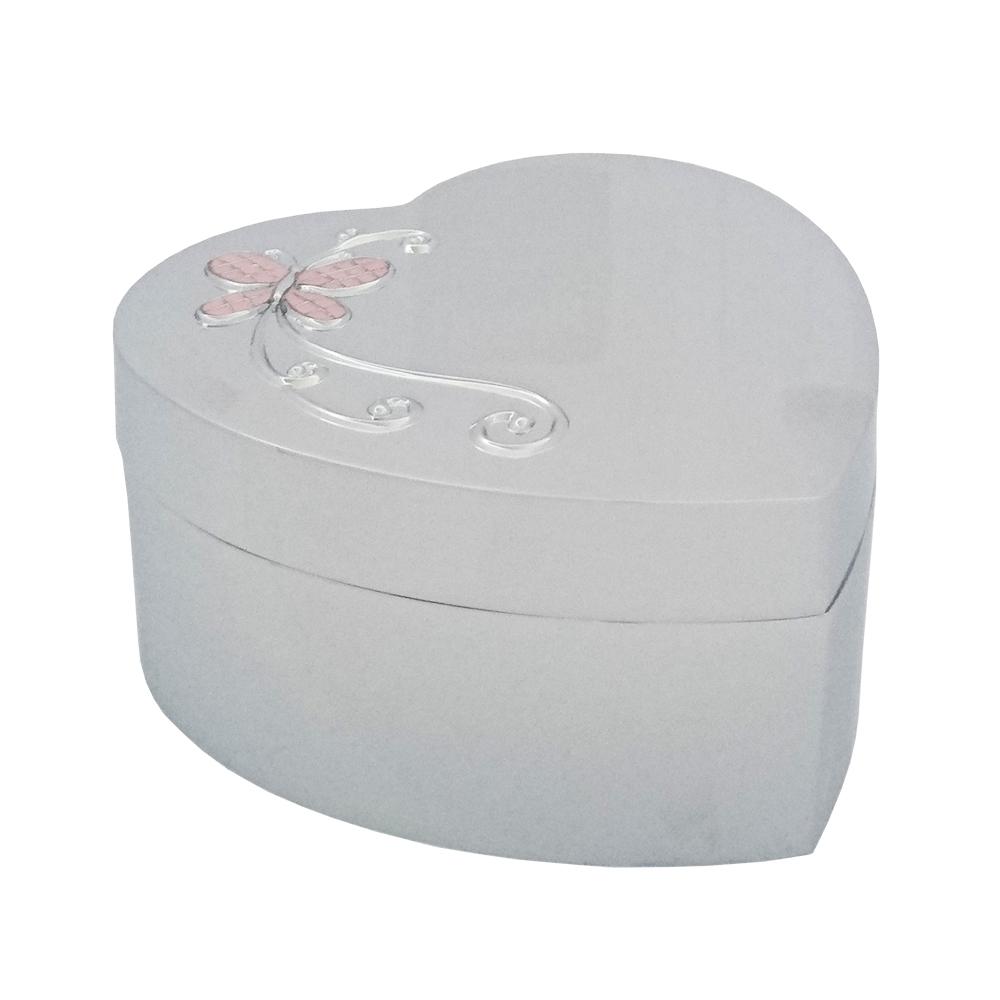 Jewellery box - with music - chromeplated