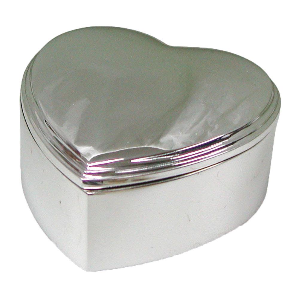 Heart 8x8 Chromeplated Jewel box