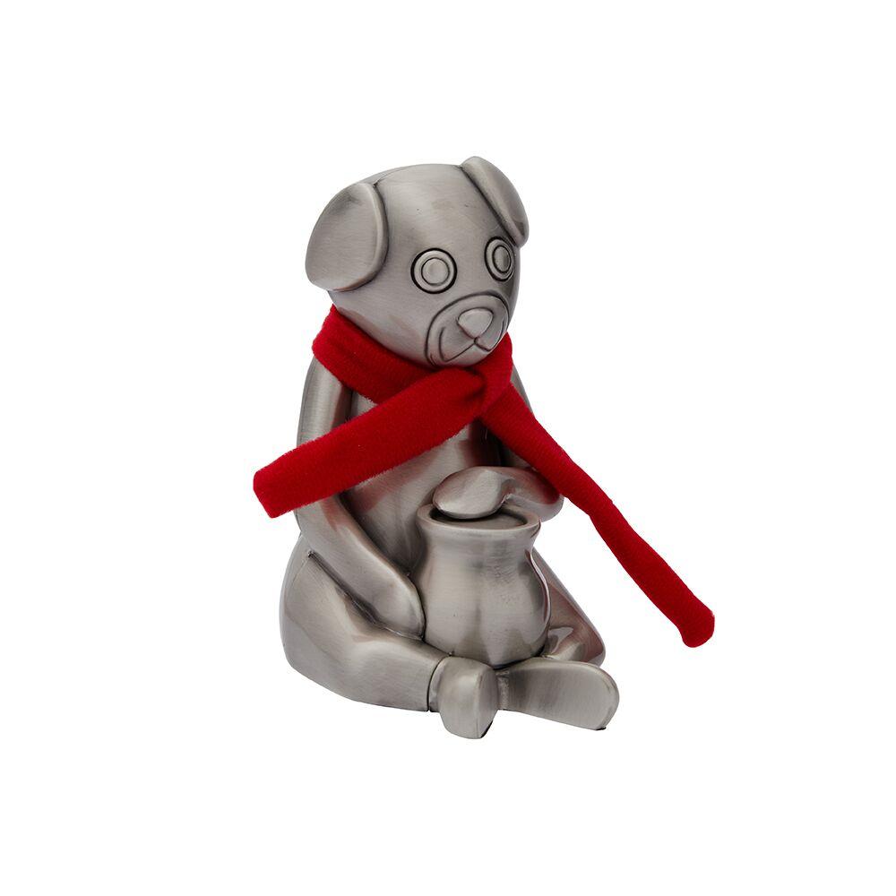 Pewter plated moneybank, bear