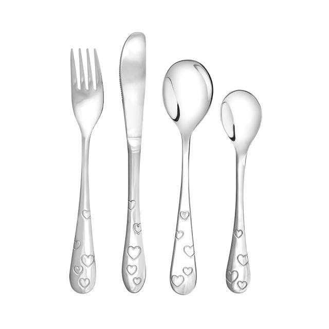 Stainless steel cutlery - Hearts