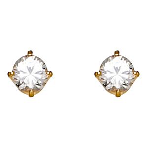Crystal, 5 mm Goldplated 