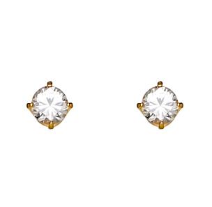 Zirkonia, 2 mm Goldplated 