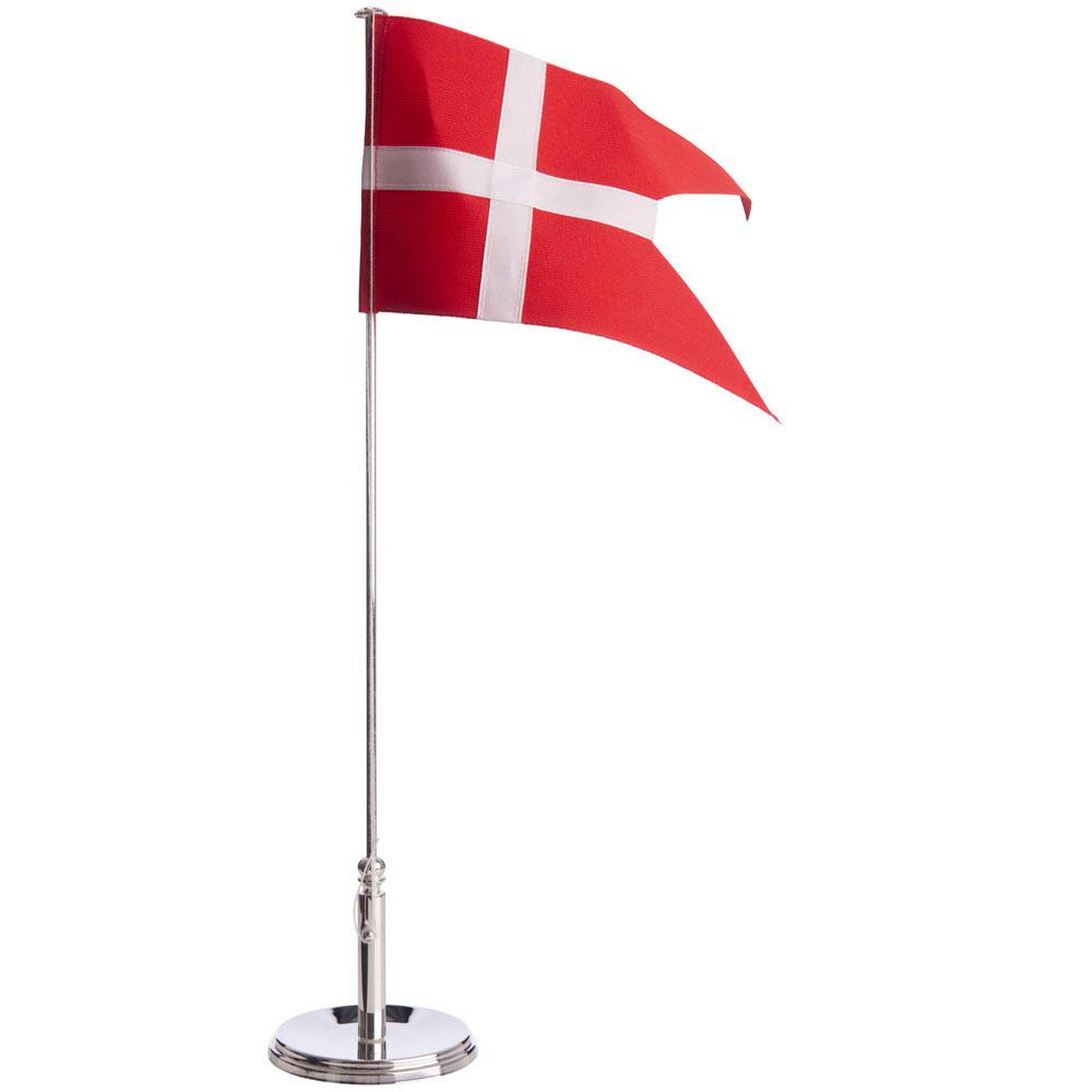 Silverplated flagpole round - Carl Hansen 40 cm