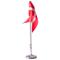 Tin-plated flagpole 38,5 cm