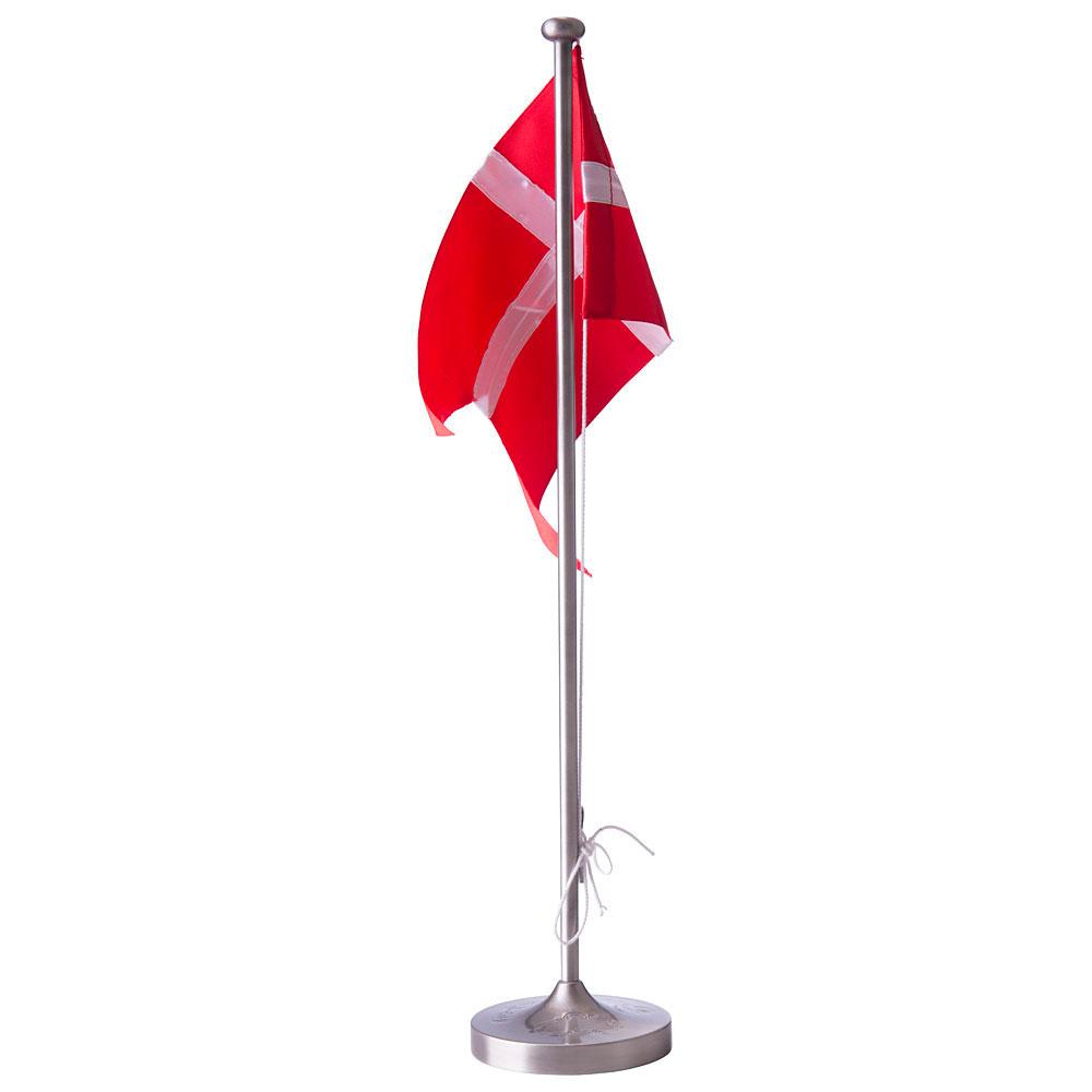 Tin-plated flagpole 38,5 cm with baptism pedestal