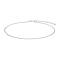 Rhodium-pl silver ankle chain SUMMER52 23+4cm 