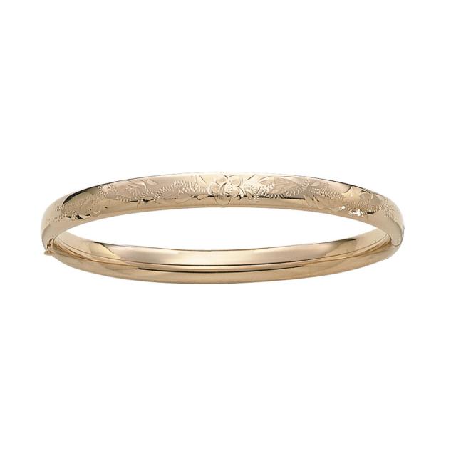 Bangle rolled gold 