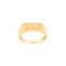 8ct. gold ring plate w/pattern 