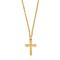 SON chain steel IP gold with cross
