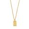 SON chain steel IP gold with plate