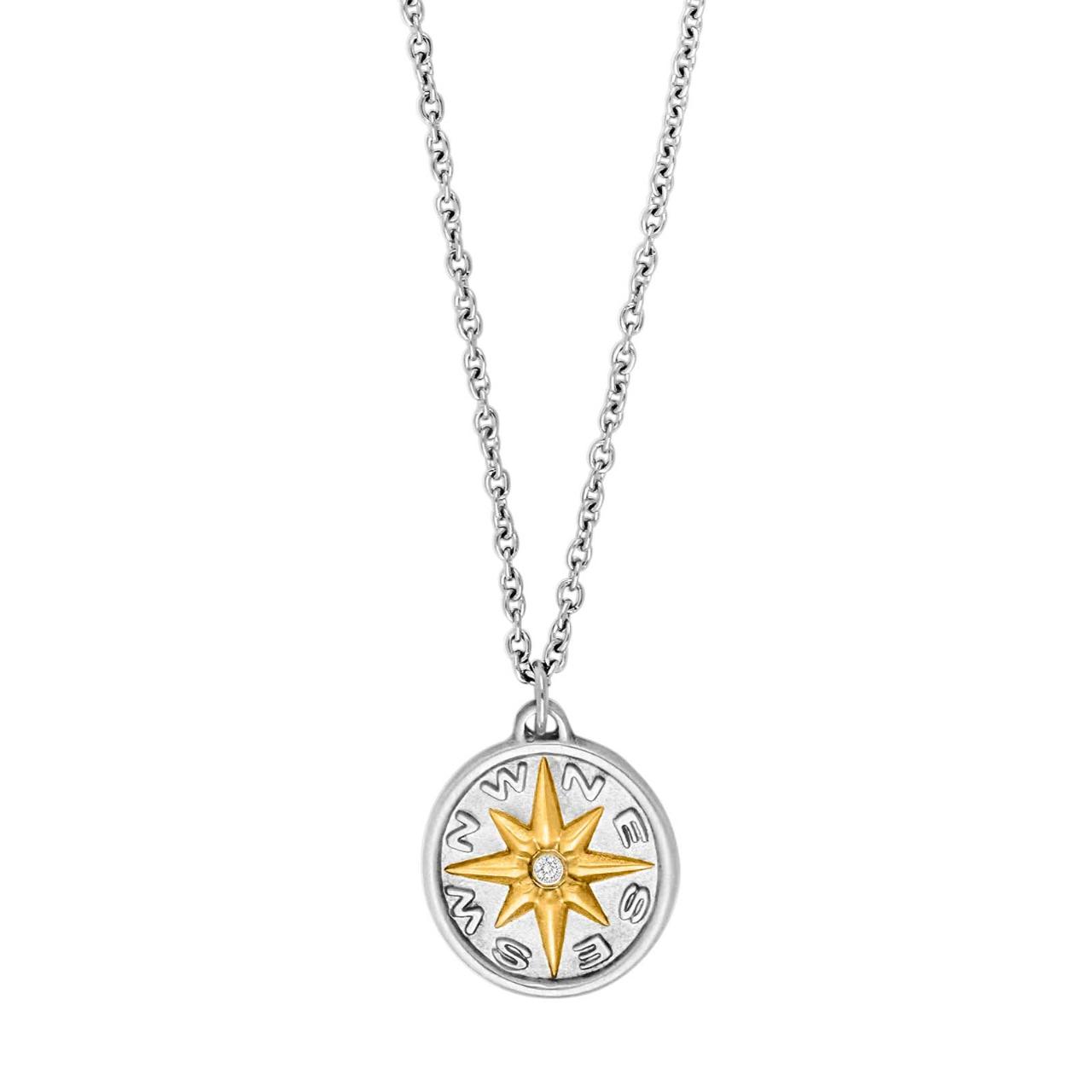SON chain steel with compass