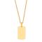 SON chain steel IP gold with plate