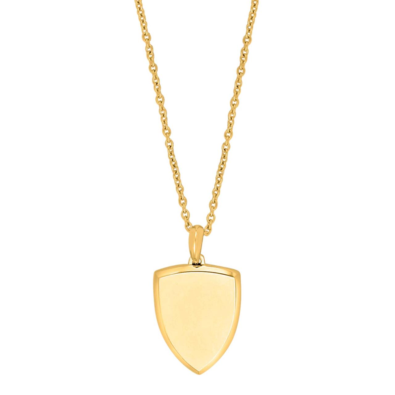 SON chain steel IP gold with shield