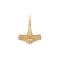 14ct. gold pendant Thors Hammer 