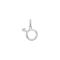 Rhod. silver pendant/charm boy 