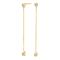 14ct. gold earhanger w/dia. 0.02ct. W/SI 