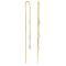 Gold pl. earrings PEARL52 
