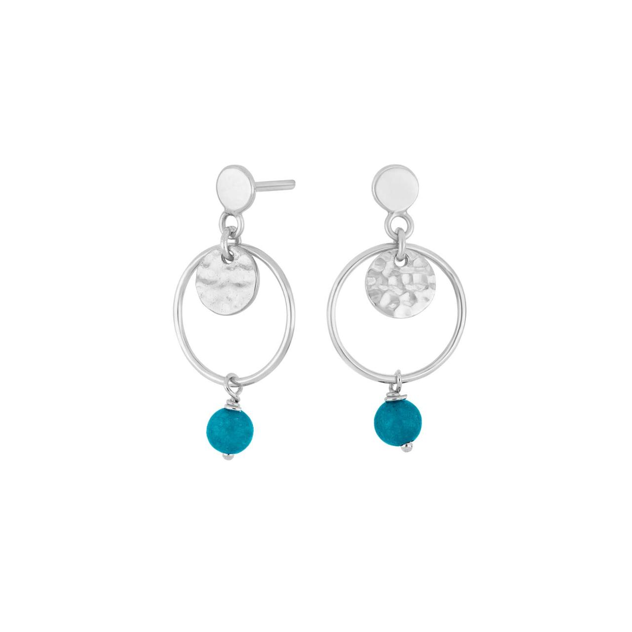 Rhd. sil earrings JOY52 AB 