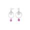 Rhd. sil earrings JOY52 LQ 