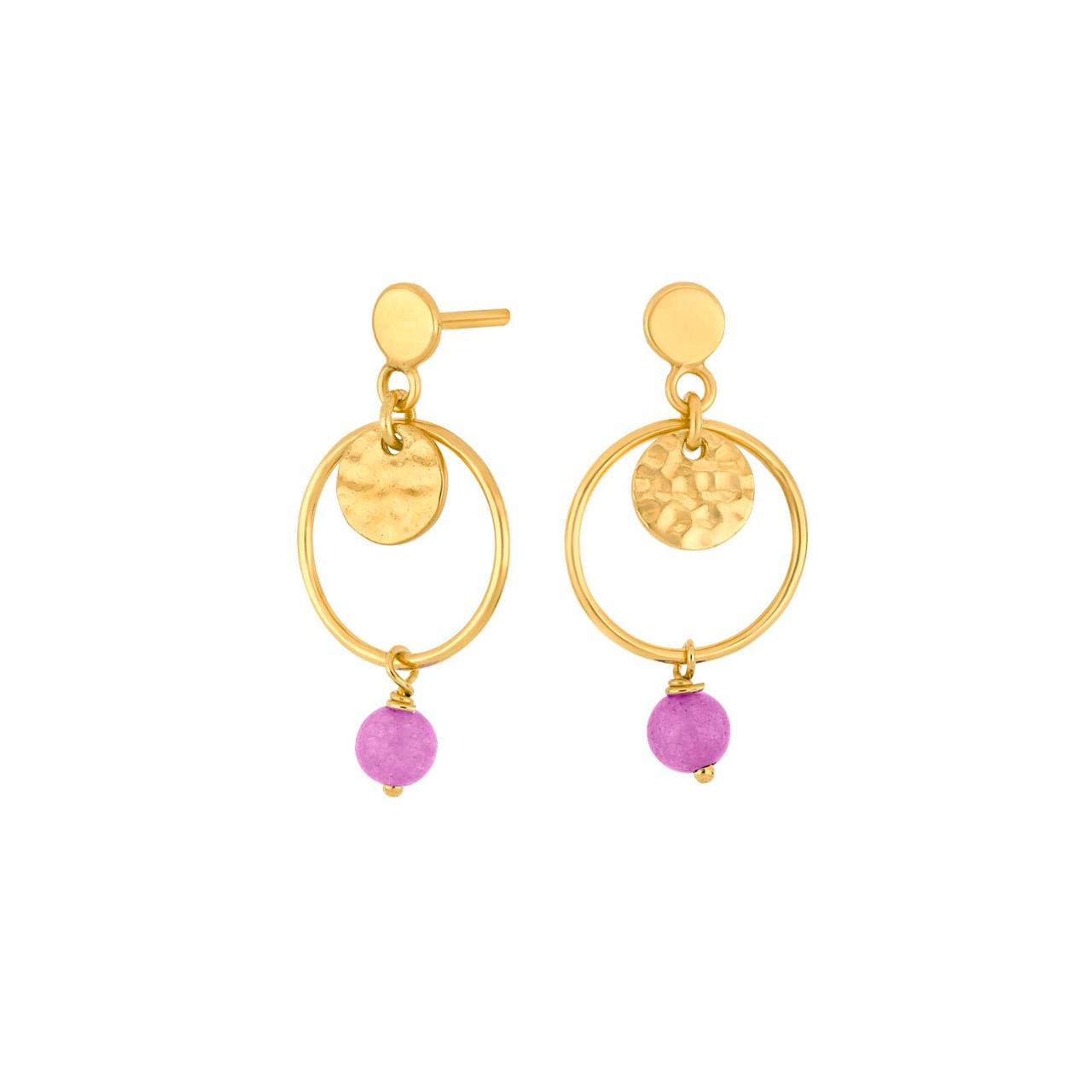 Gold pl. earrings JOY52 LQ 