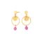 Gold pl. earrings JOY52 LQ 