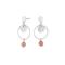 Rhd. sil earrings JOY52 PM 