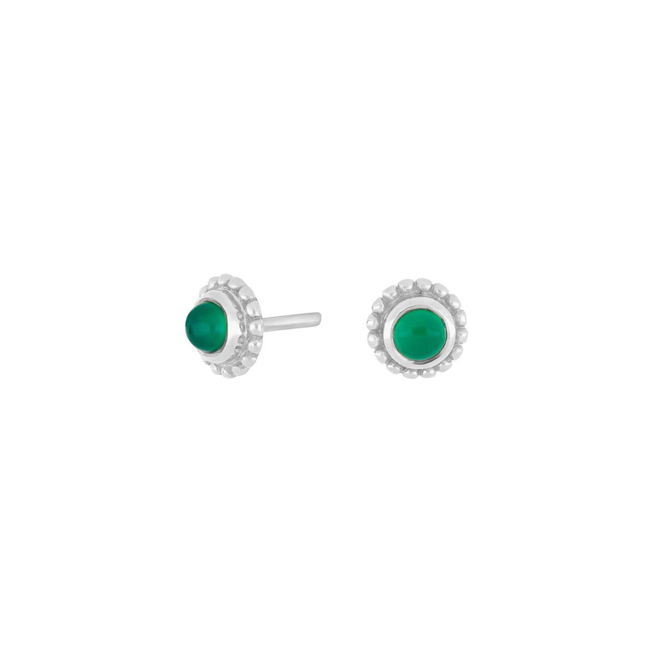 Rhd. sil earrings JOY52 GC 