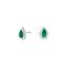 Rhd. sil earrings JOY52 GC drop 