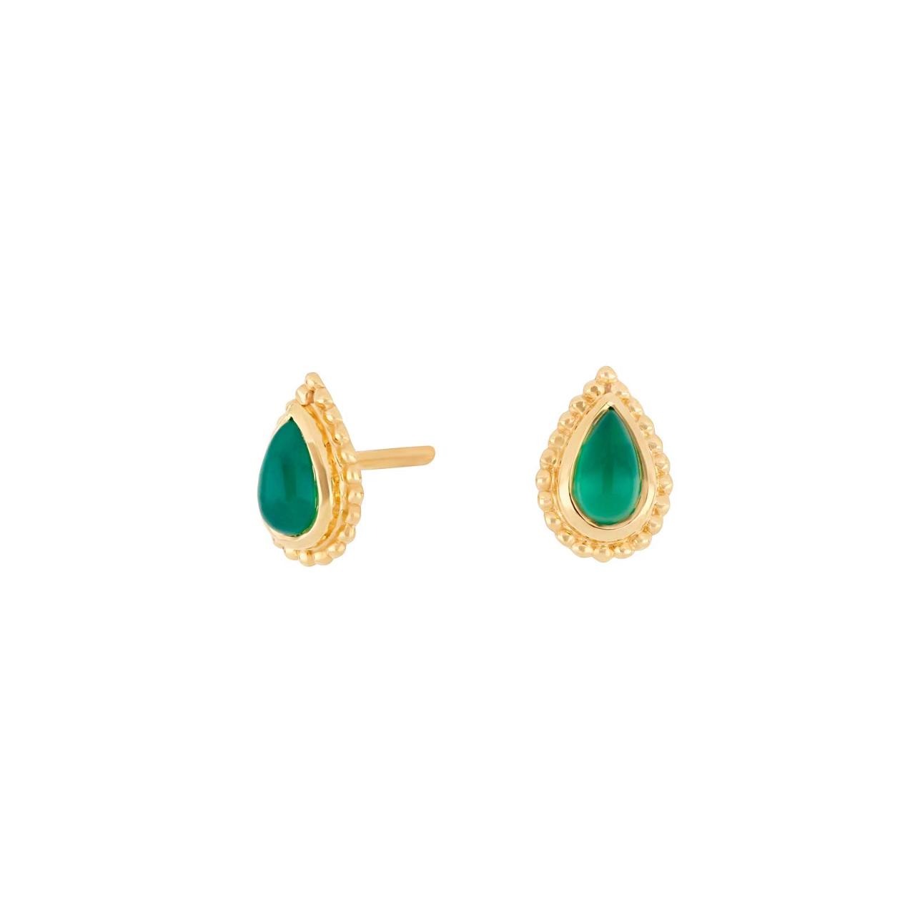 Gold pl. earrings JOY52 GC drop 