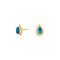 Gold pl. earrings JOY52 AB drop 